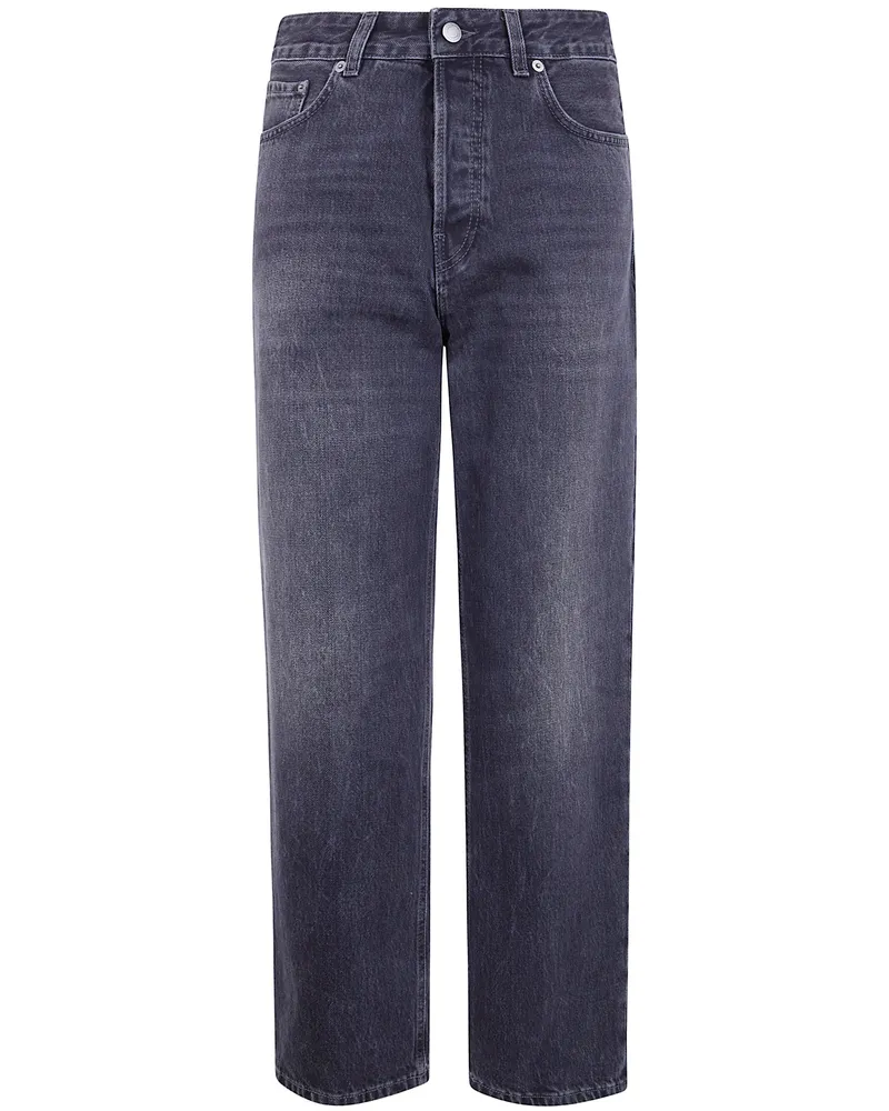 Haikure Betty" Straight Leg Jeans Black