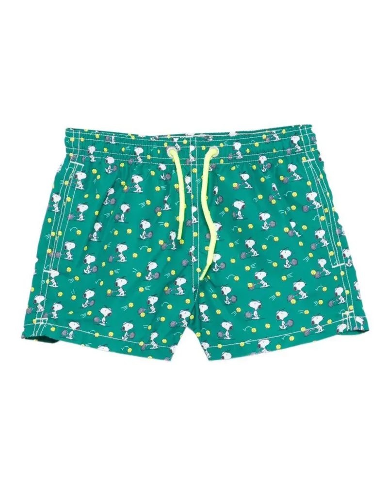 MC2 Saint Barth Jean Lighting Beach Shorts Green