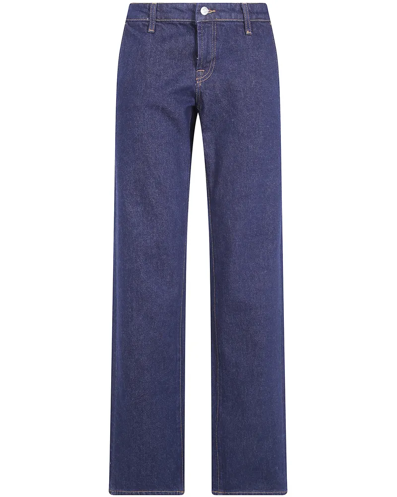 7 for all mankind Jeans Low Straight "Iron Blue With Chino Pocket Blue