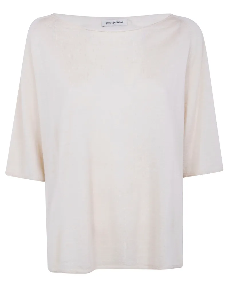 Gentryportofino Knit Sweater Beige