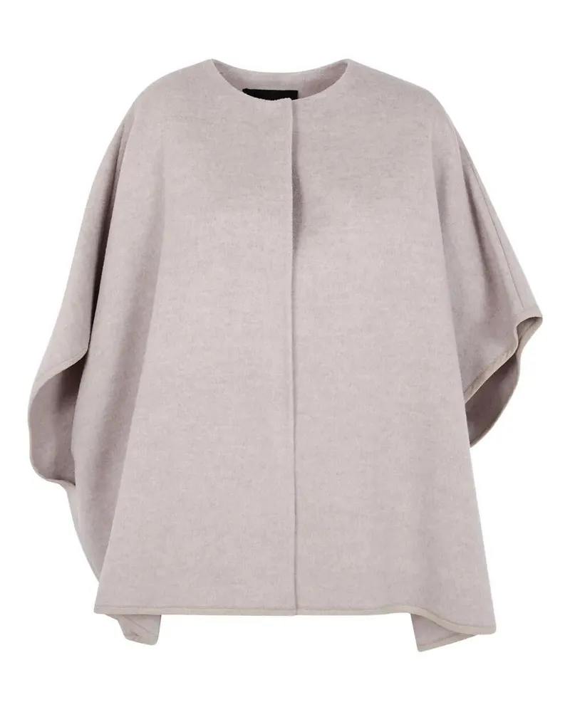 Fabiana Filippi Double Cape Wiht Detail Beige