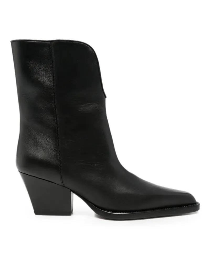 Paris Texas Boots High Heel "Jane" Midcalf Black