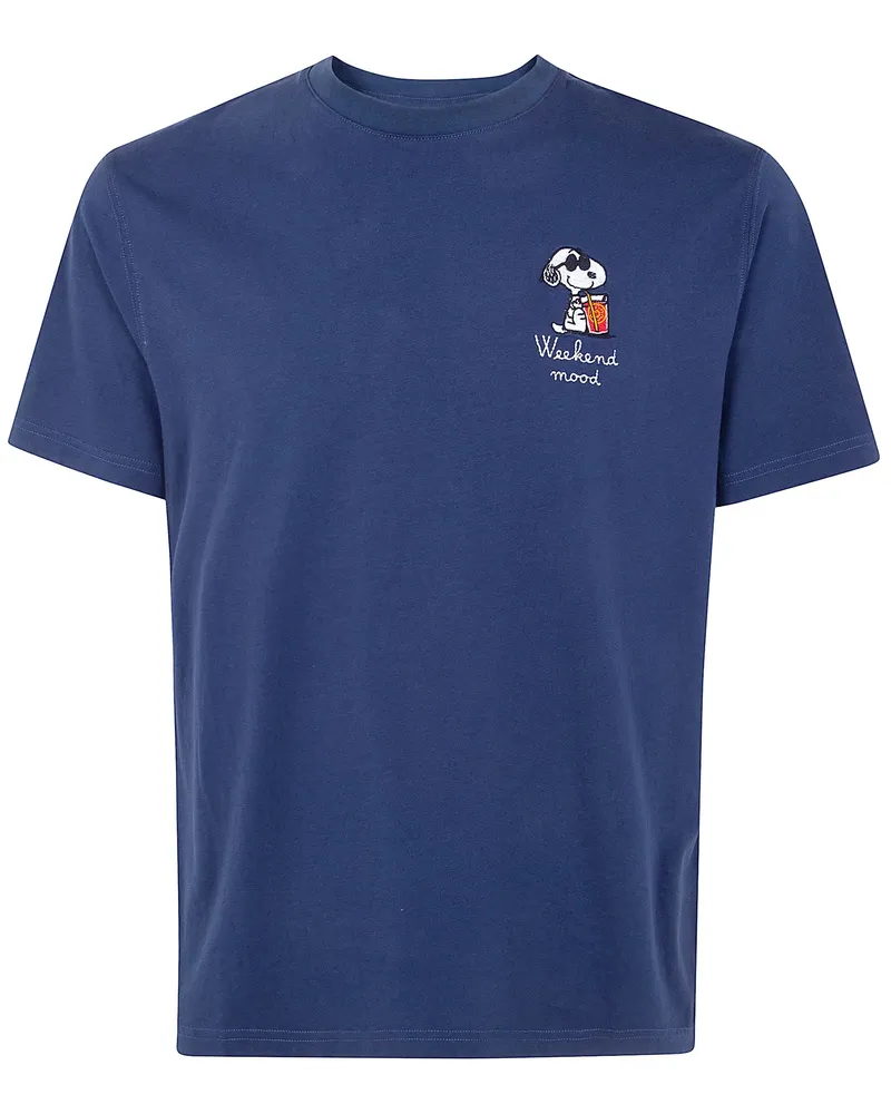 MC2 Saint Barth Portofino Snoopy Weekend Dive" T-Shirt Blue