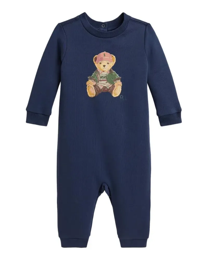 Ralph Lauren Body Main Feature Knit Coverall Blue