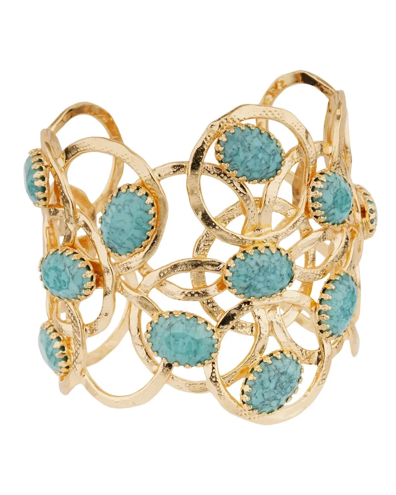 Gas Bijoux Olympie Cabochon" Bracelet Metallic