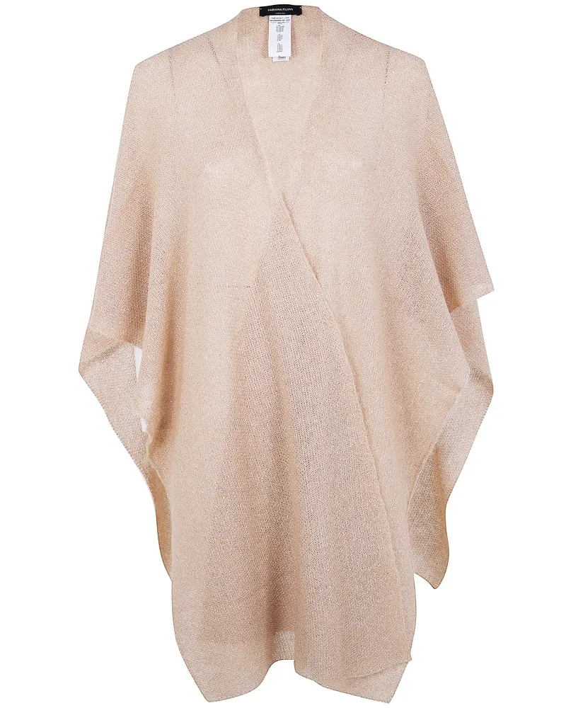 Fabiana Filippi Campagna" Long Cardigan Brown