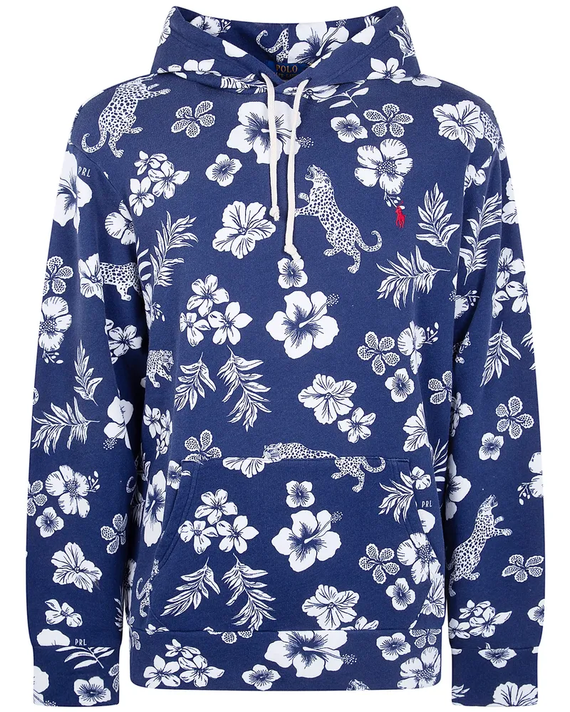 Ralph Lauren Hooded Long Sleeves Sweatshirt Blue