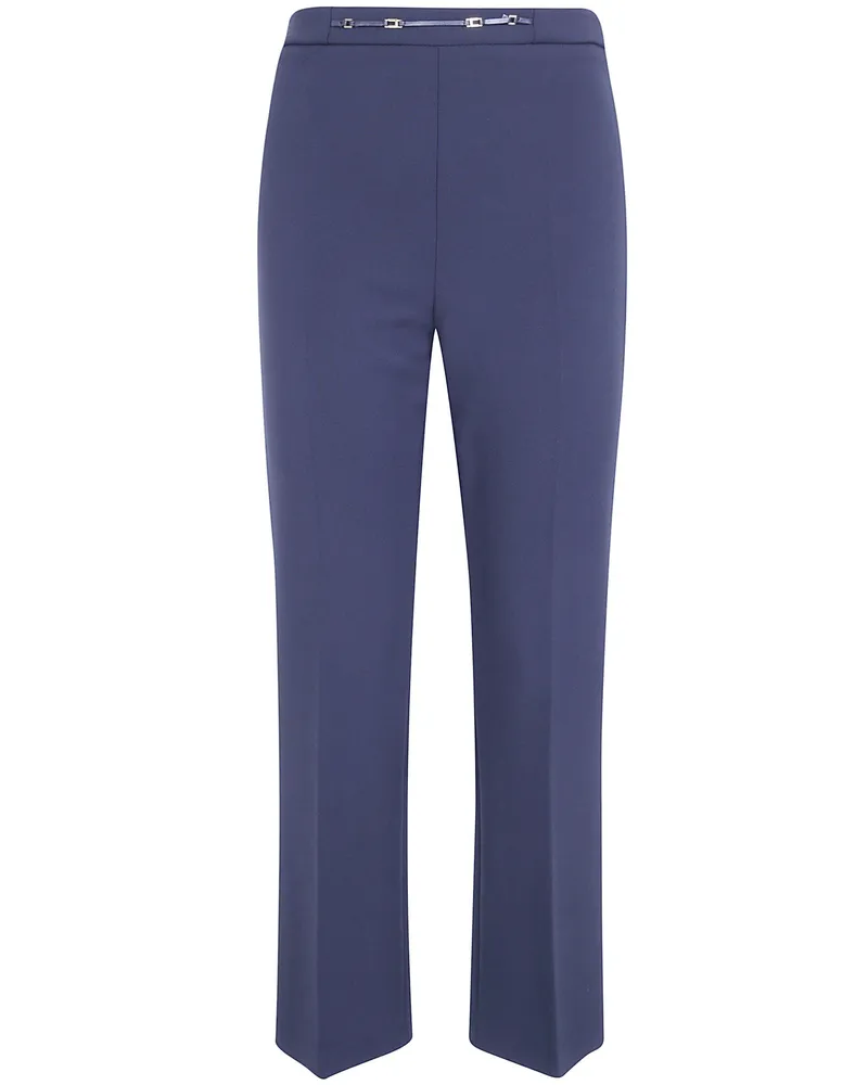 Elisabetta Franchi Pants Black Cropped Trousers Black