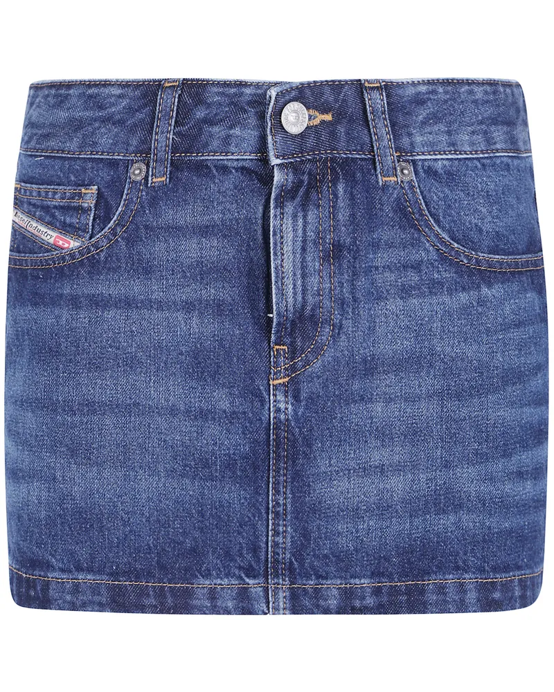 Diesel Skirt Denim Mini "De Ron Blue