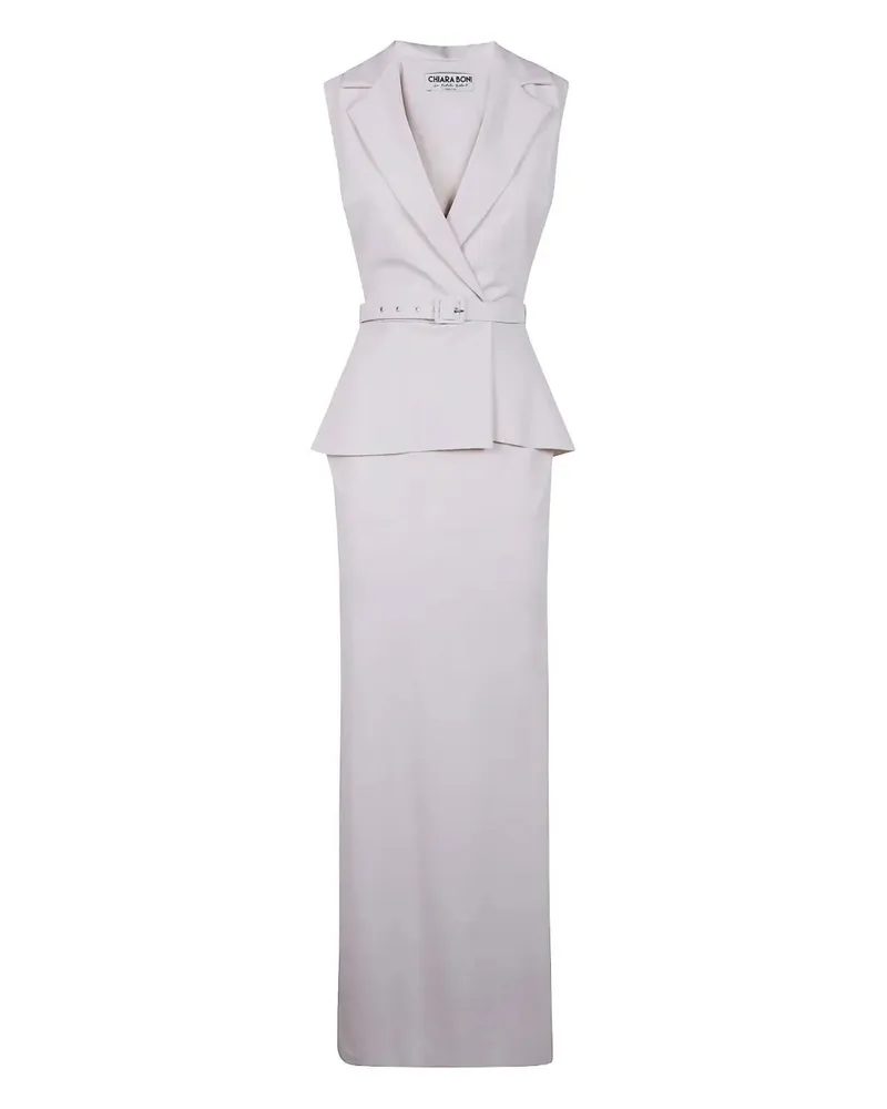 Chiara Boni Thadira" Jersey Long Dress White