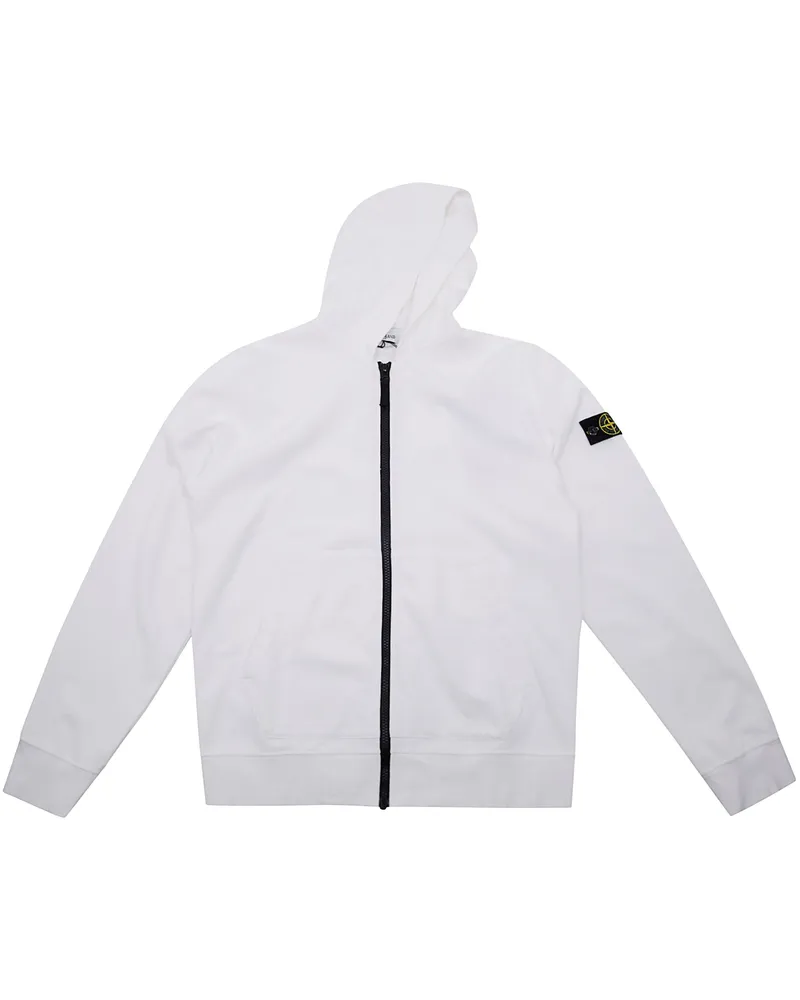 Stone Island Hoodie By Stone Island Junior White