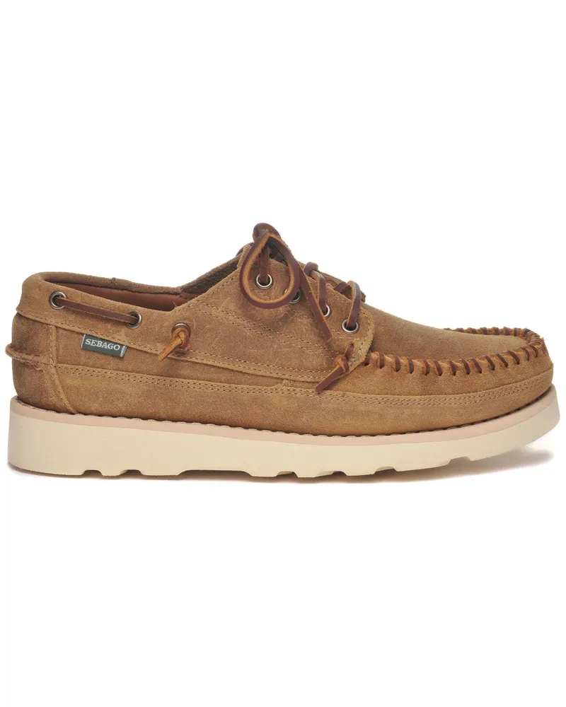 Sebago Keuka Oil Boat Shoes Beige