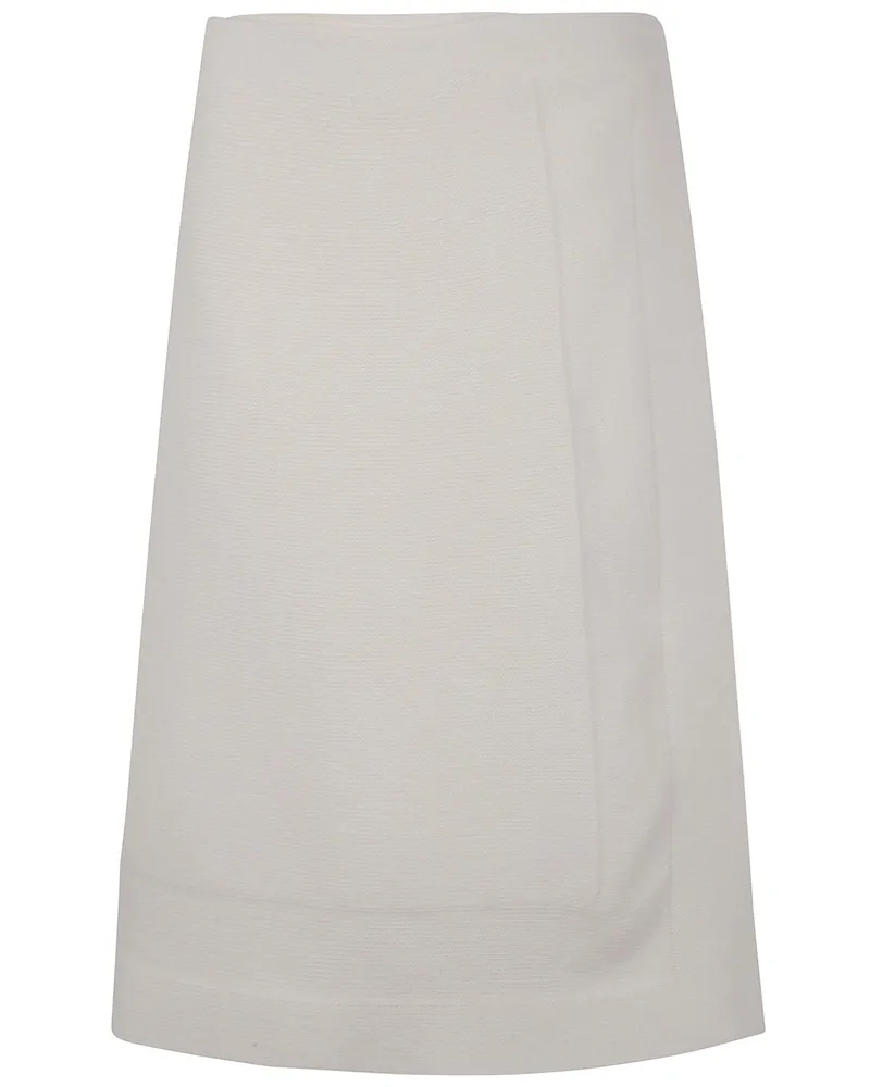 Jil Sander Padded Details" Skirt Beige