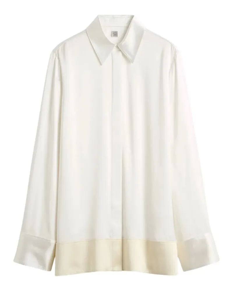 Totême Soft Tuxedo Shirt White