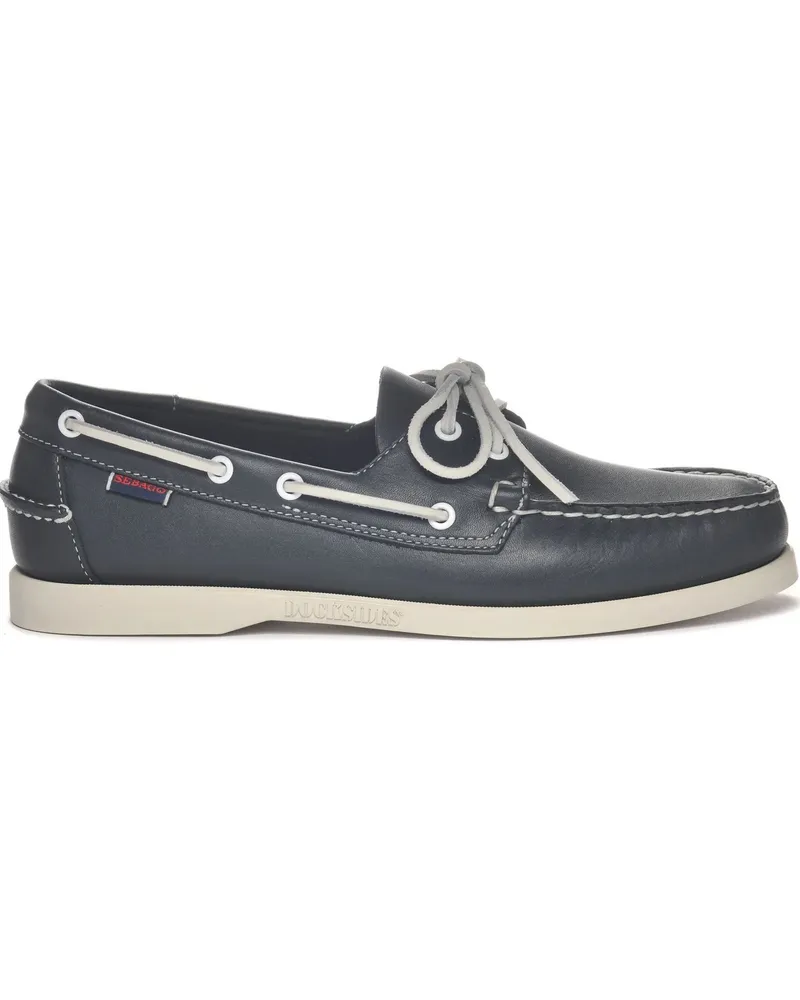 Sebago Dockside Portland Boat Shoes Blue