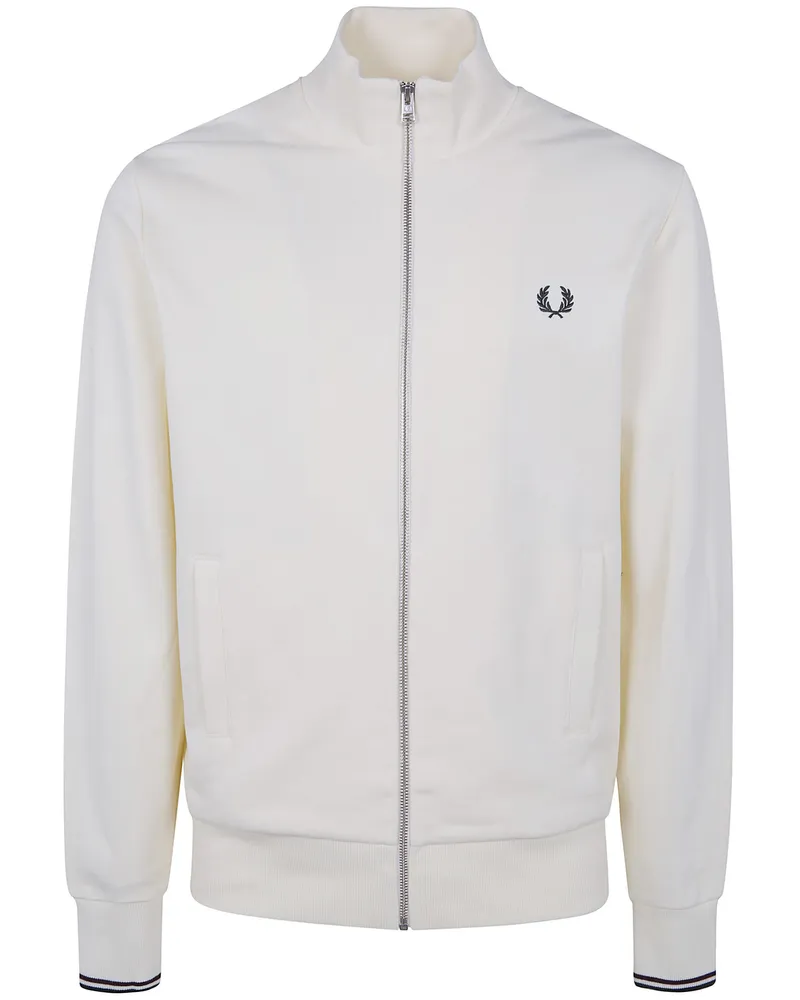 Fred Perry Fred Perry" Zip Through Sweatshirt Beige