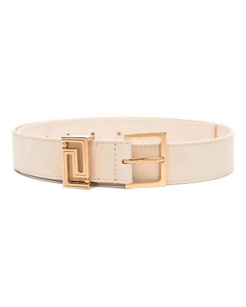 Versace Calf Leather Mm 30 Belt White