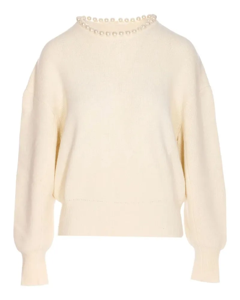 Essentiel Inti' Pullover With Beads White