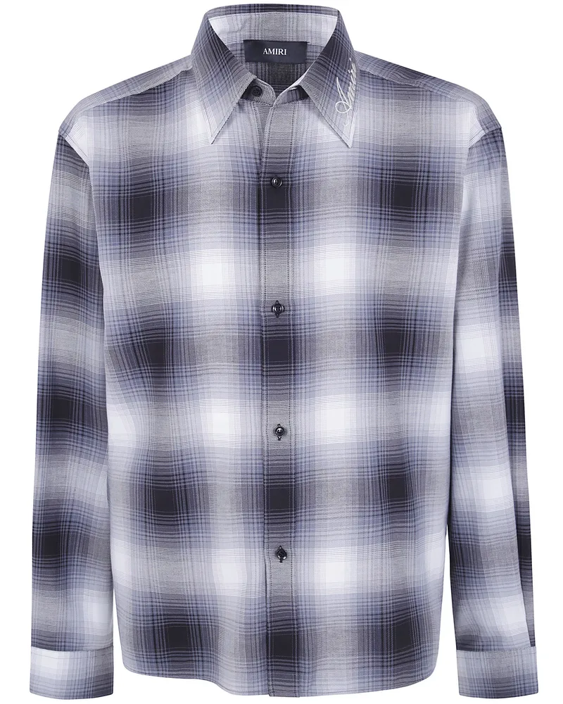 Amiri Shirt "Os" Flannel Casual Black