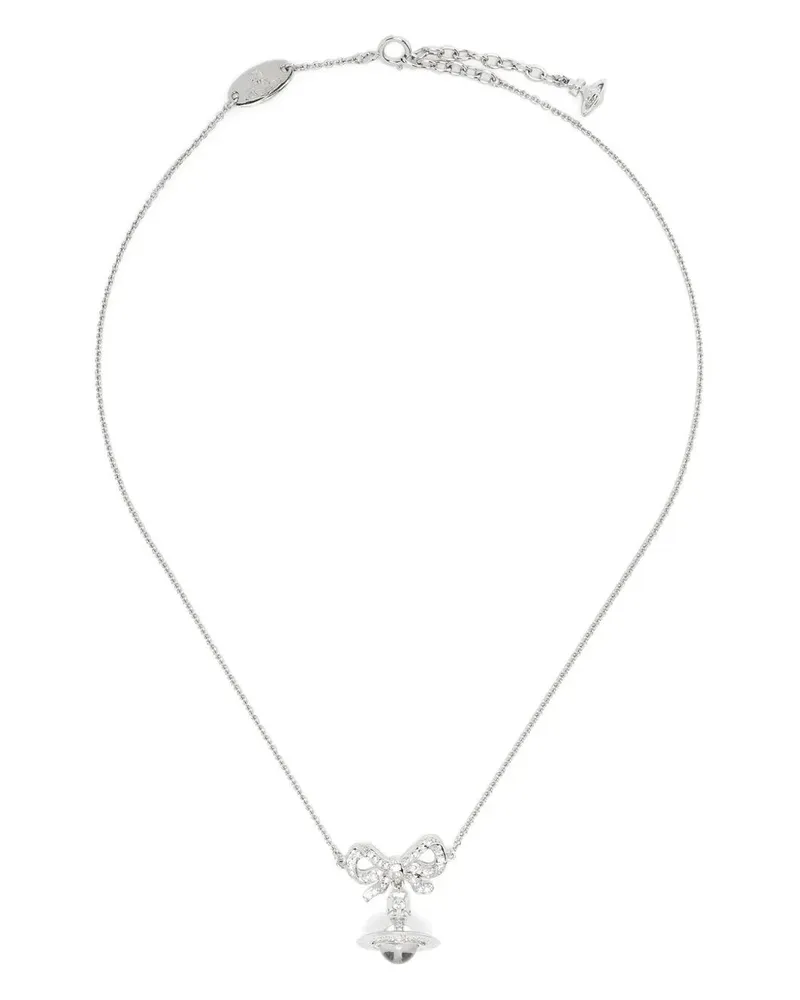 Vivienne Westwood Necklace Bow Pendant "Octavie Metallic