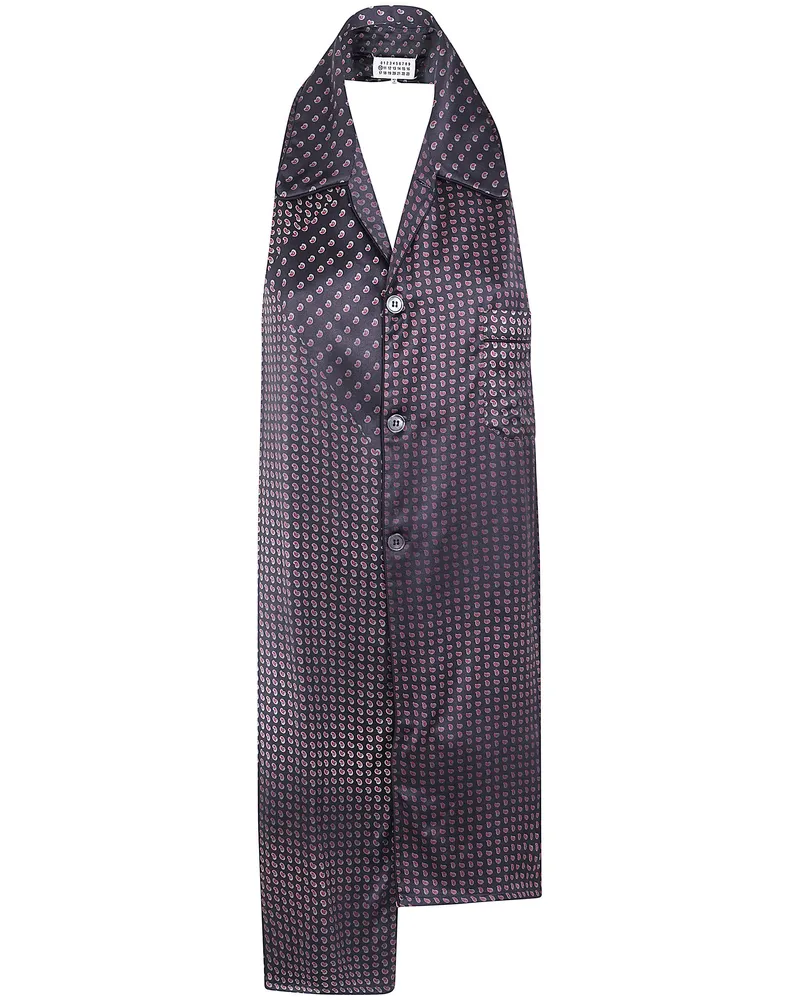 Maison Margiela Scarf Paisley "Shirting Black