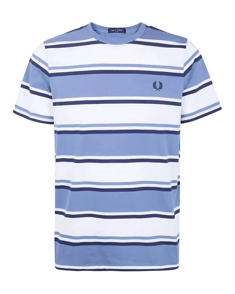 Fred Perry Fred Perry" Bold Striped T-Shirt Blue