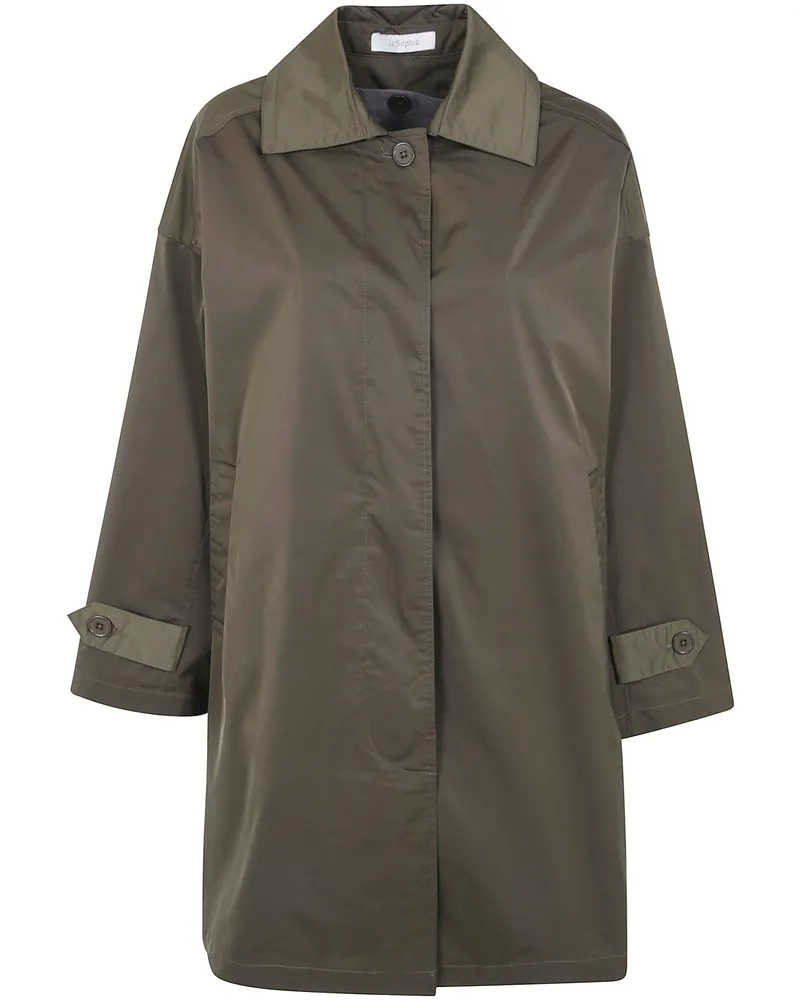 JcSophie Coat Olive Green "Paix Green