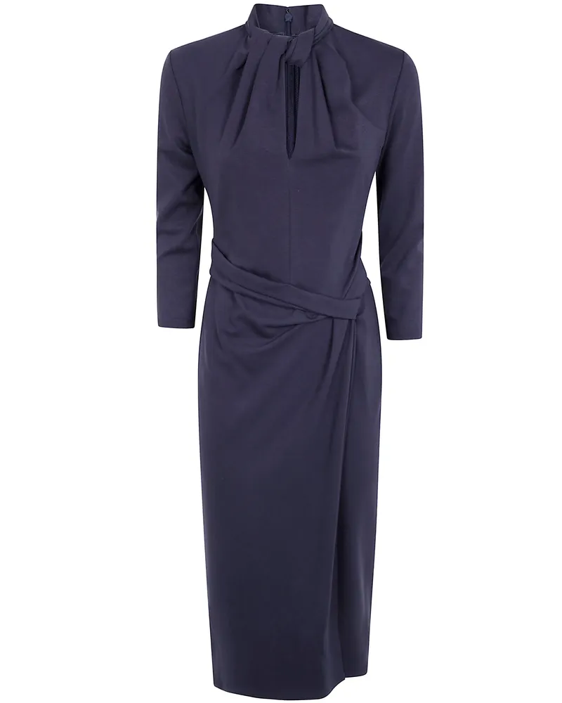 Giorgio Armani Dress Turtle Neck "Midi Turtle Neck Dress Black