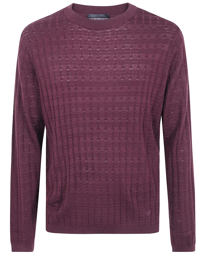 Emporio Armani Sweater Round Neck Brown