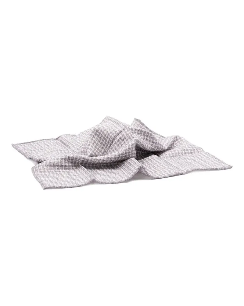 Brunello Cucinelli Pocket Square Gray