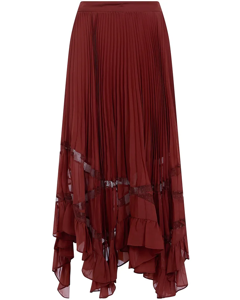 Twin-Set Skirt Draped "Draped Skirt Brown