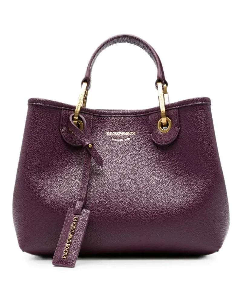 Emporio Armani Handbag With Gold Accents "Shopping Bag Pink
