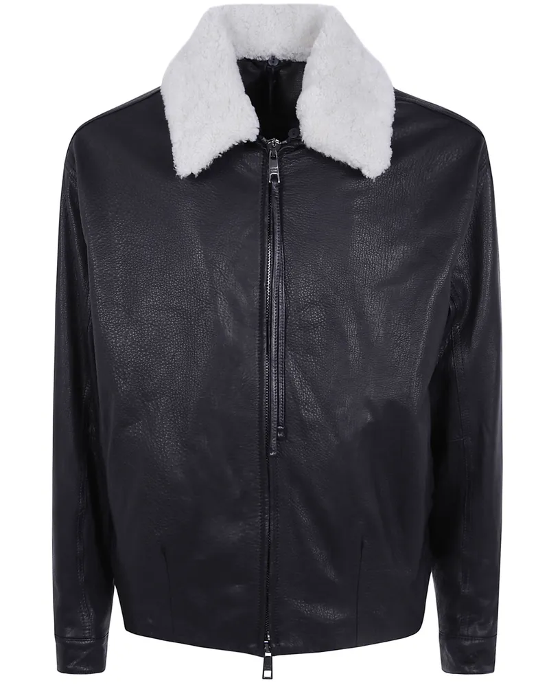 Giorgio Brato Jacket Leather "Gu27f.28005.Mgap Black Black