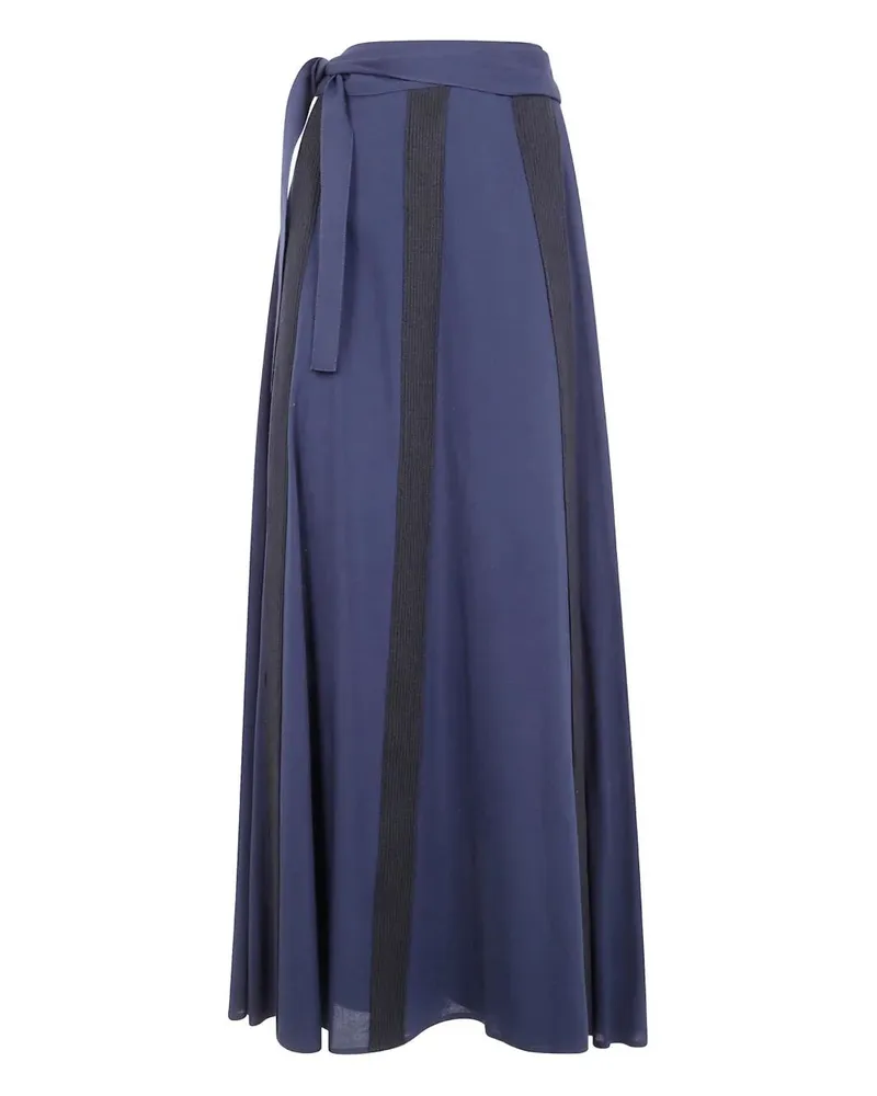 Pier Antonio Gaspari Fluid Skirt Blue