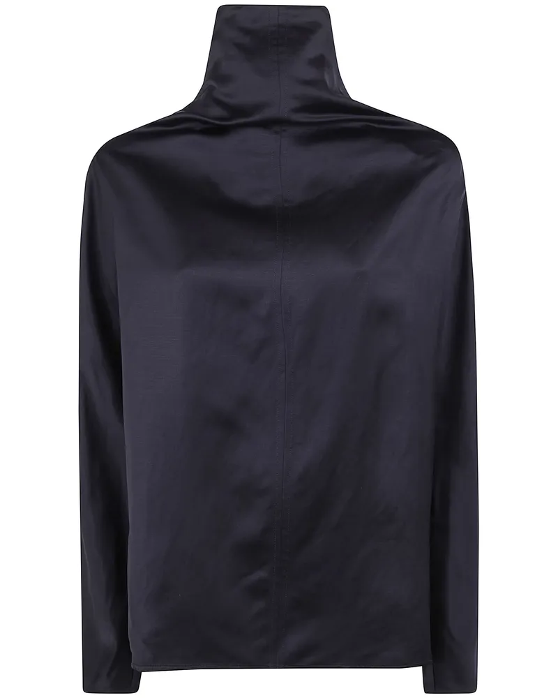 Totême Cowl Neck Blouse Black