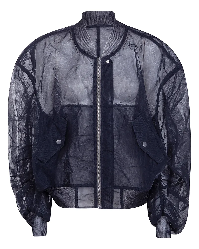 Rick Owens Bomber Secchia Flight Jacket Black