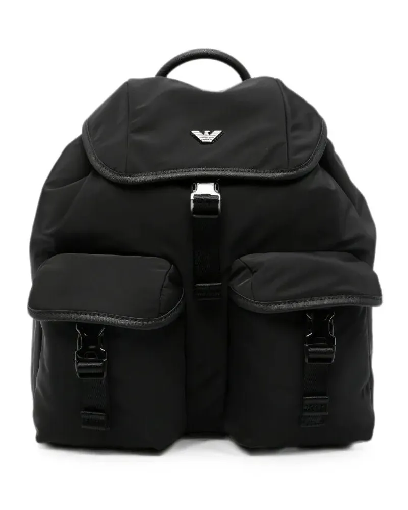 Emporio Armani Backpack Main Compartment "Em004503.Af28784 Uc001 Black