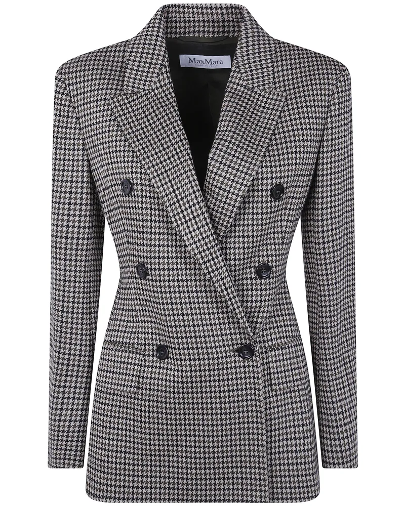 Max Mara Jacket Pied Et Poul "Mxm Eccelso Black