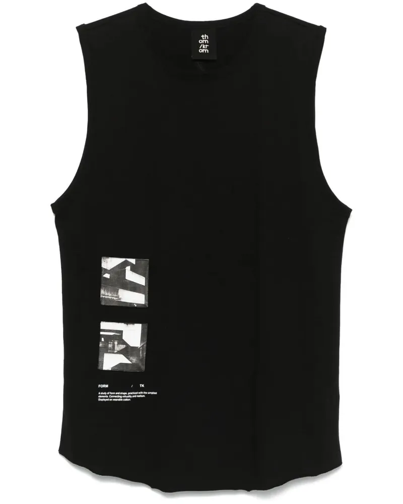 THOM KROM Men Sleeveless T-Shirt Black