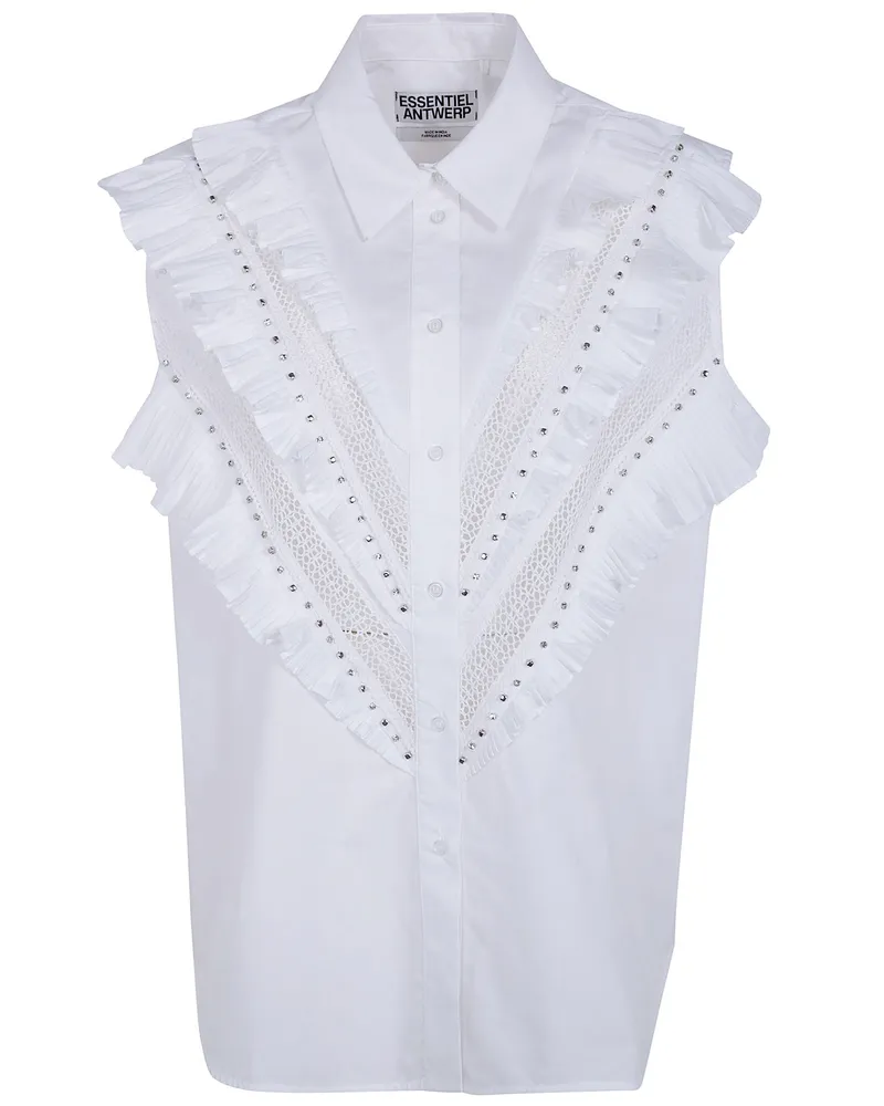 Essentiel Jeandarlene Sleeveless Shirt White