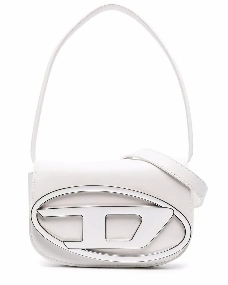 Diesel Shoulder Bag Leather "1Dr White