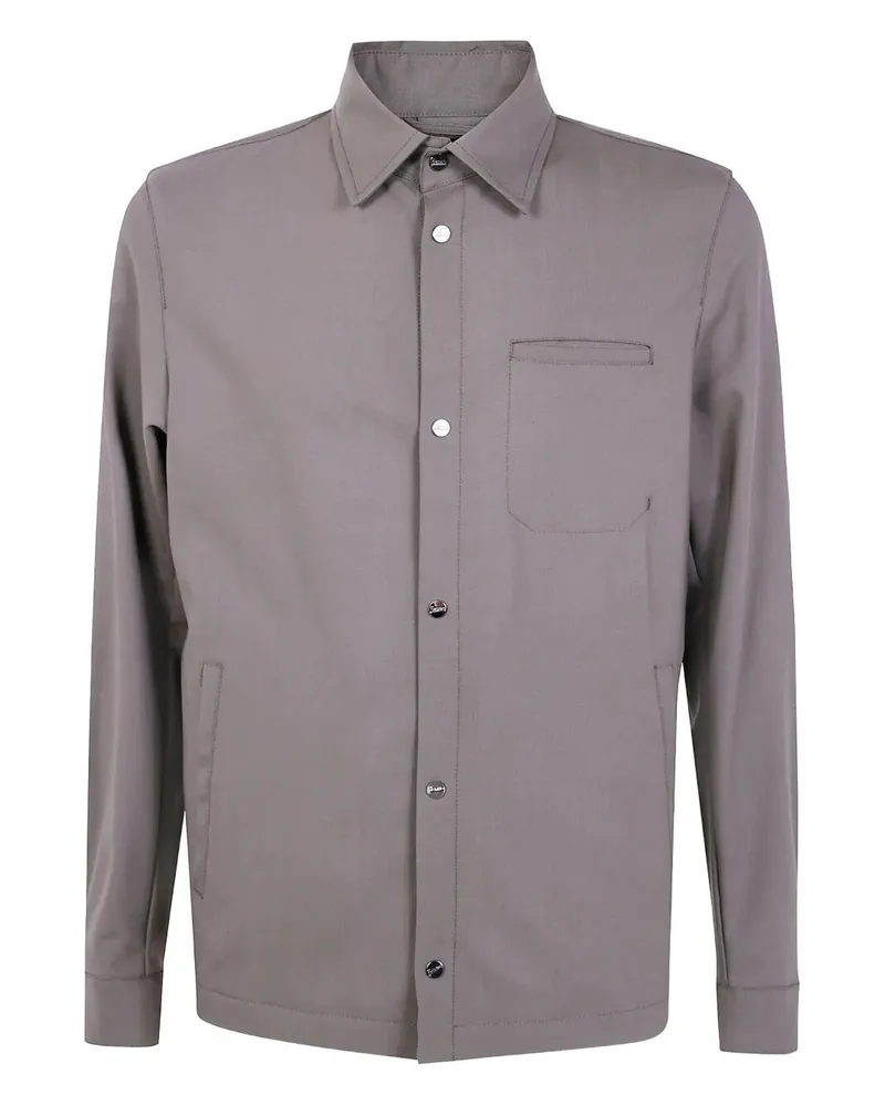 Herno Shirt Jacket Gray