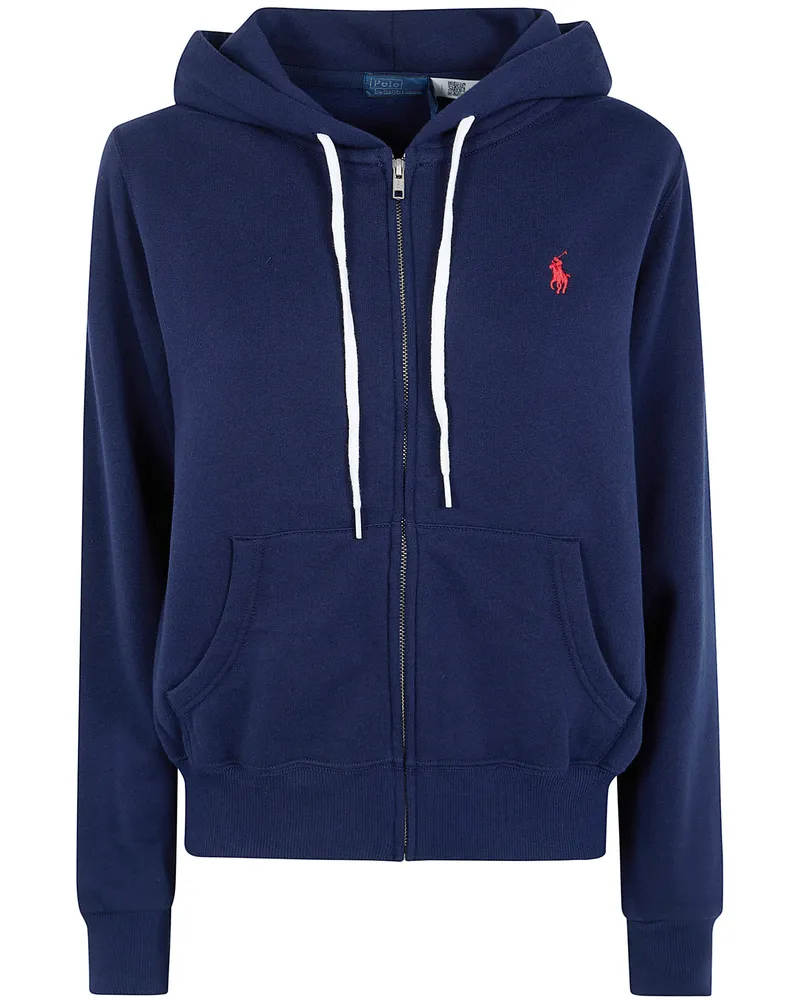 Ralph Lauren Sweatshirt Full-Zip Knit Full Zip Sweatshirt Blue