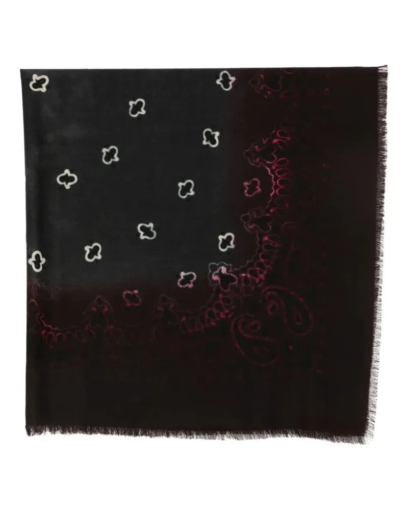 Destin Scarf 140X140 Cm "Jil Quadra Blue