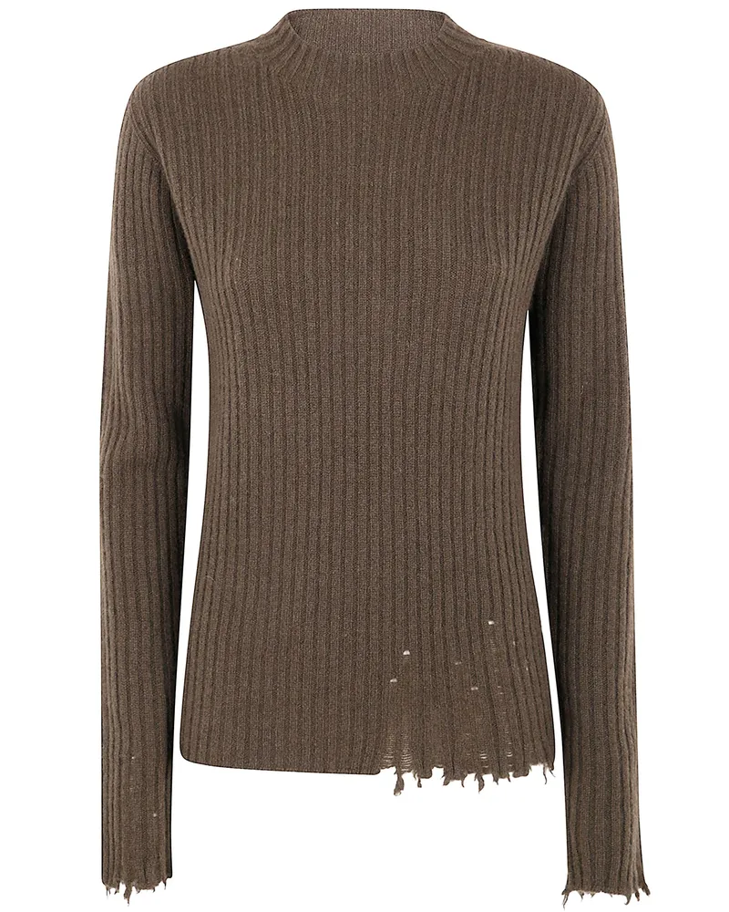 Uma Wang Plain Ws' Rib Top Green