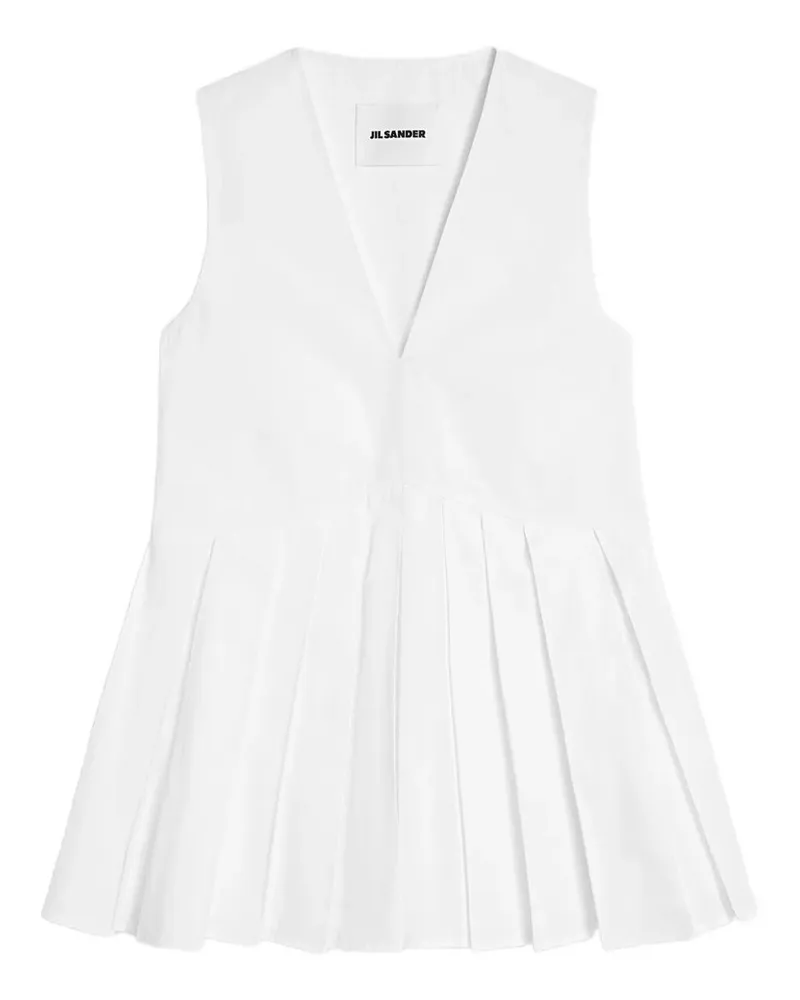 Jil Sander Sleevesless Top White
