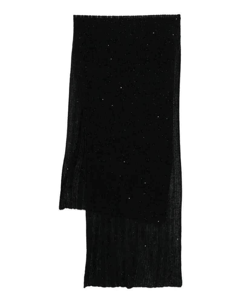 Gentryportofino Knit Scarf Black