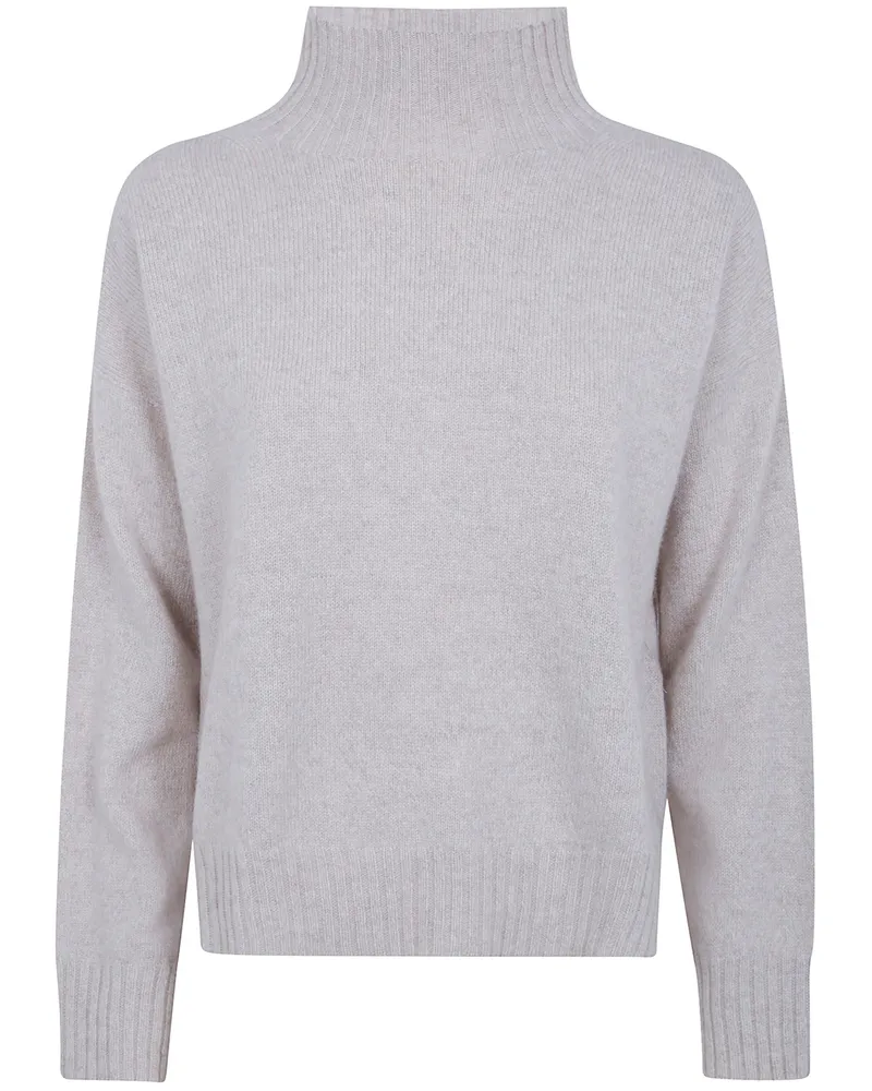 D.EXTERIOR D. EXTERIOR Mock Neck Sweater Beige