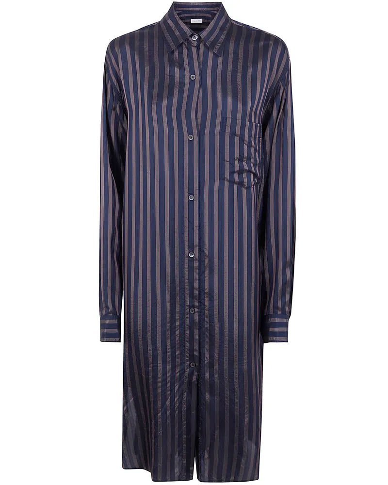 Dries van Noten Dayley" Short Dress Blue