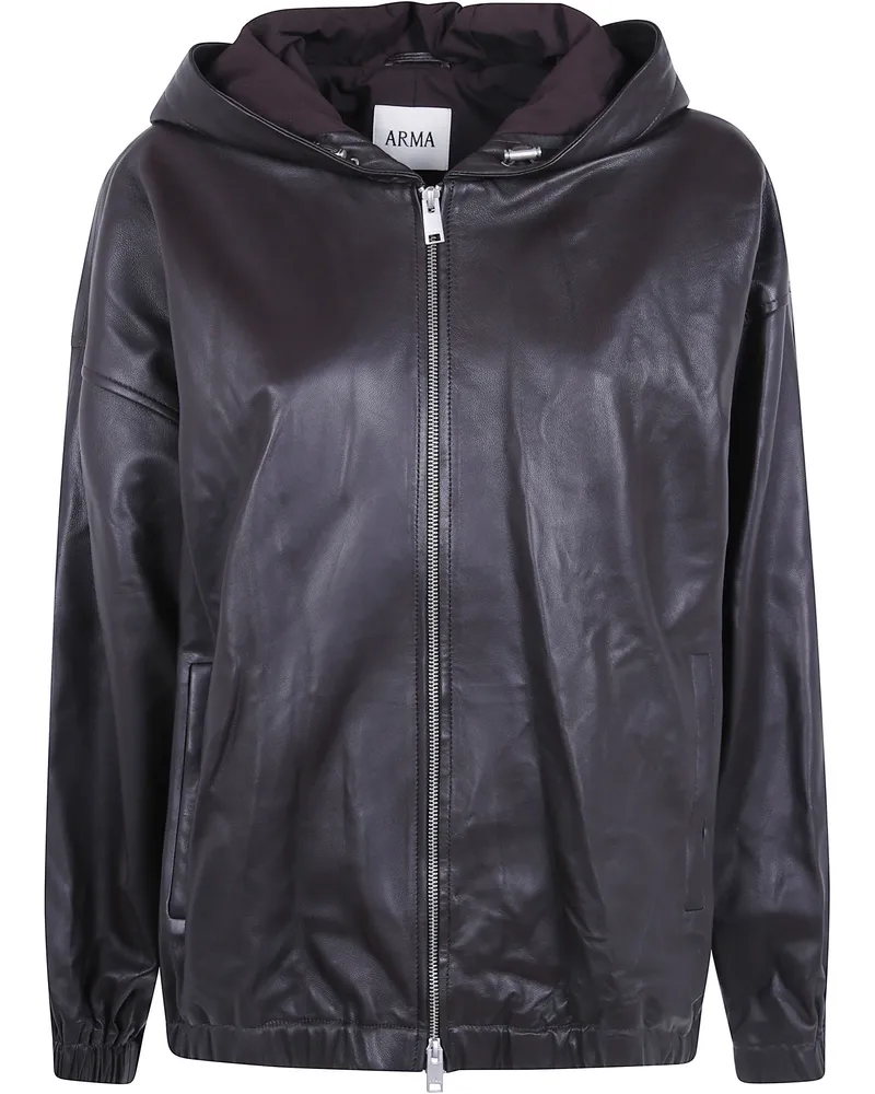 Arma Jacket Lamb Leather "Guisy Brown